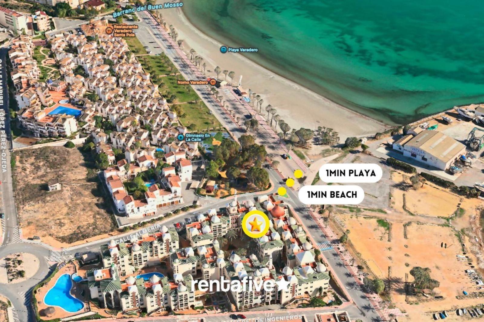 Rentafive Varadero Con Piscina Playa Y Terraza 산타 폴라 외부 사진